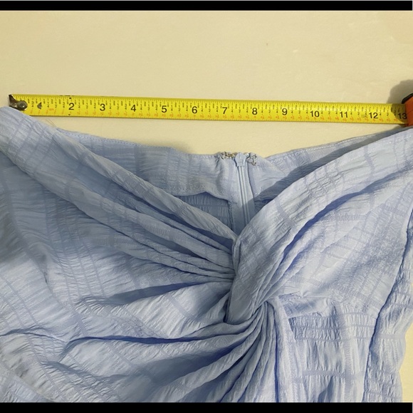 Blue Crop top & Skirt Set - Size Medium - Picture 4 of 6